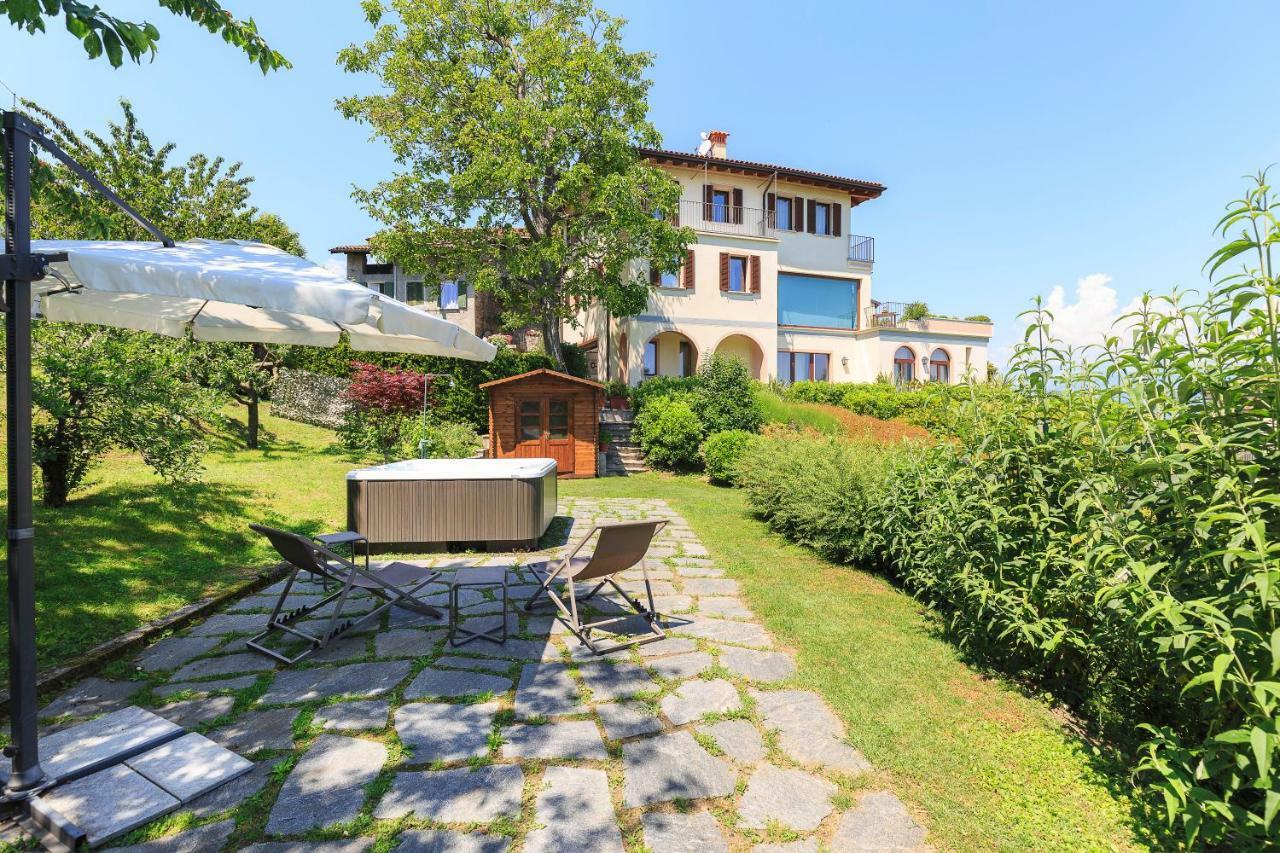 Villa Rubino Apartment Con Giardino E Jacuzzi Vista Lago Stresa Exterior photo