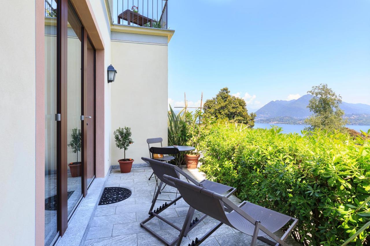 Villa Rubino Apartment Con Giardino E Jacuzzi Vista Lago Stresa Exterior photo
